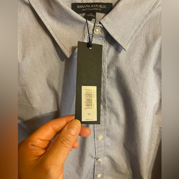WOMEN’S BANANA REPUBLIC RILEY TAILORED FIT SHIRT - Picture 6 of 6